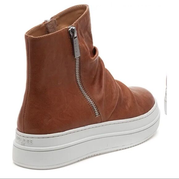 J/Slides Tina Platform High Top Sneakers - Picture 3 of 6